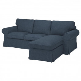 IKEA EKTORP Чохол на 3-місний диван з шезлонгом Кіланда темно-синій (105.657.91)