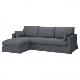 IKEA HYLTARP Чохол на 3-місний диван з шезлонгом лівий Gransel сірий (105.498.95)