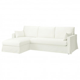 IKEA HYLTARP Чохол на 3-місний диван з шезлонгом лівий Hallarp білий (405.482.67)