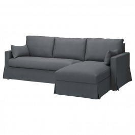 IKEA HYLTARP Чохол на 3-х місний диван з шезлонгом правий Грансель сірий (805.499.05)