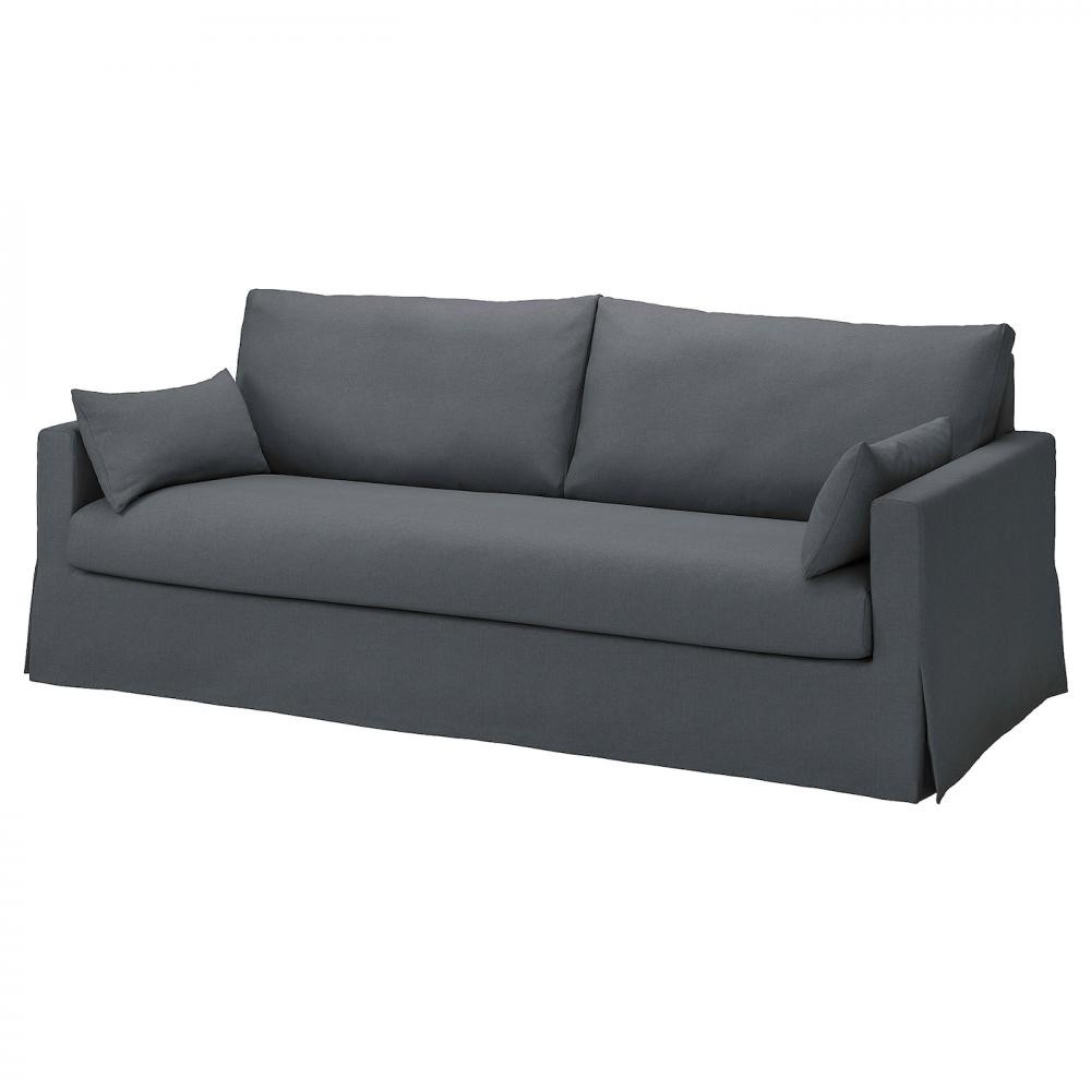 IKEA HYLTARP Чохол на 3-місний диван Gransel сірий (805.499.10) - зображення 1
