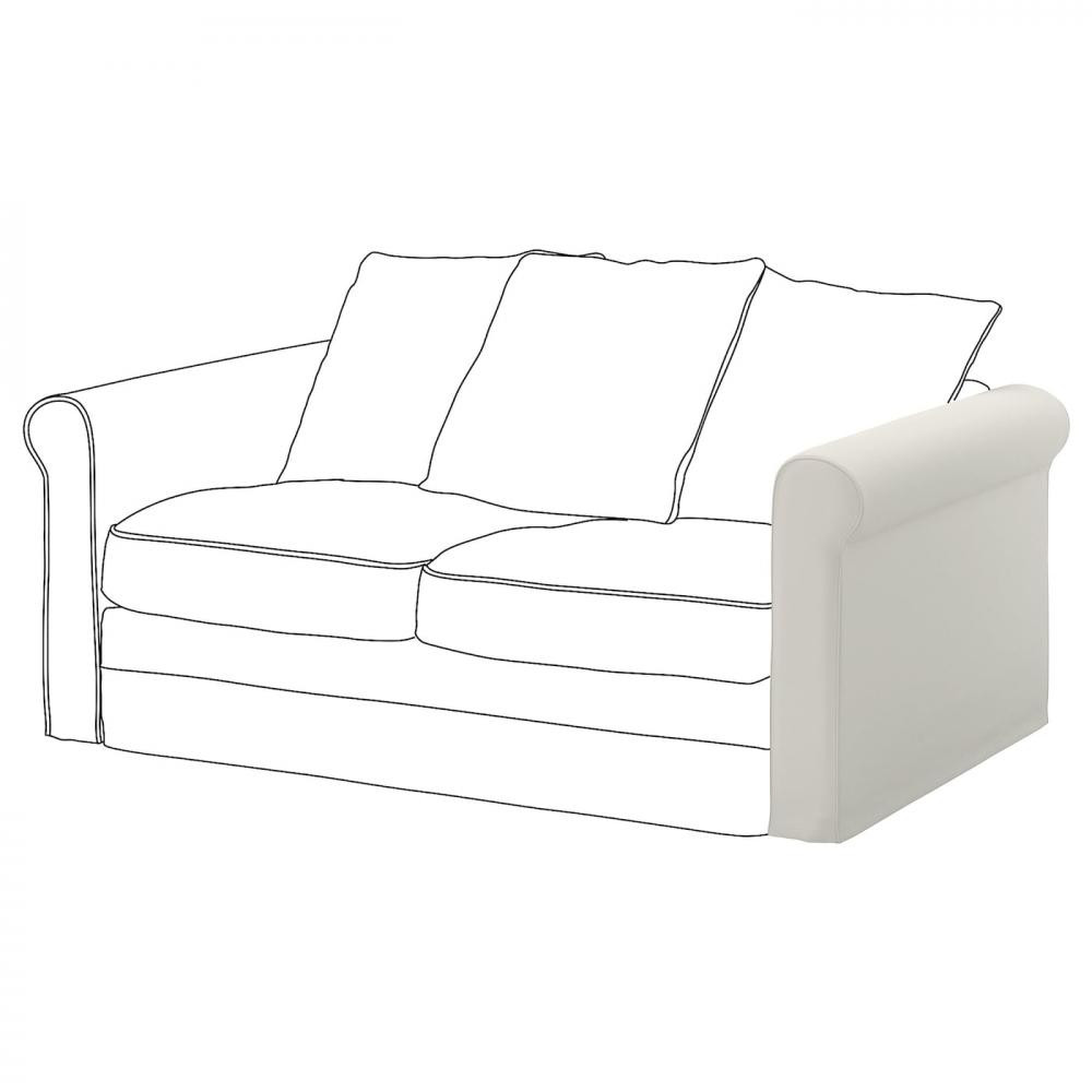 IKEA GRONLID Чохол на підлокітник, Inseros білий (205.007.99) - зображення 1