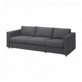 IKEA VIMLE Чохол на 3-місний диван Hallarp сірий (393.993.34)