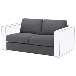 IKEA VIMLE Чохол на 2-місну секцію Гуннаред середньо сірий (104.957.84)