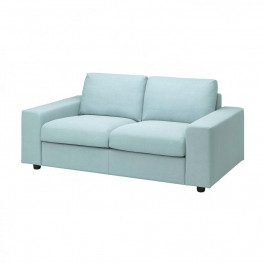 IKEA VIMLE Чохол на 2-місний диван, з широкими підлокітниками/Saxemara світло-блакитний (494.005.96)