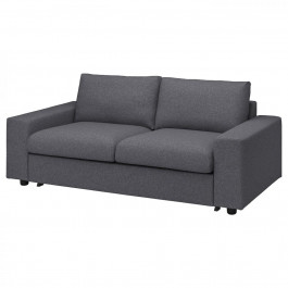 IKEA VIMLE Чохол на 2 людини. диван-ліжко, з широкими підлокітниками/Gunnared середньо-сірий (894.006.03)