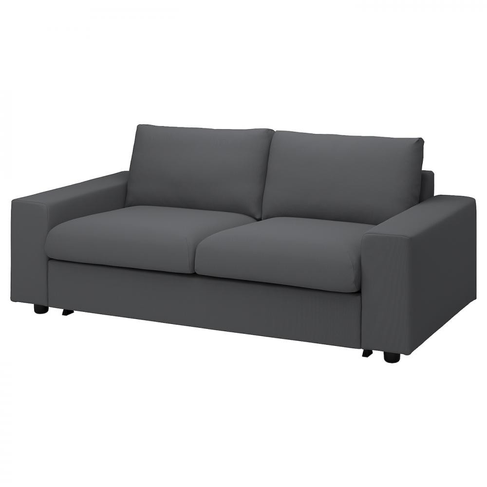 IKEA VIMLE Чохол на 2 людини. диван-ліжко, з широкими підлокітниками/сірий Hallarp (294.005.78) - зображення 1