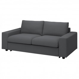 IKEA VIMLE Чохол на 2 людини. диван-ліжко, з широкими підлокітниками/сірий Hallarp (294.005.78)
