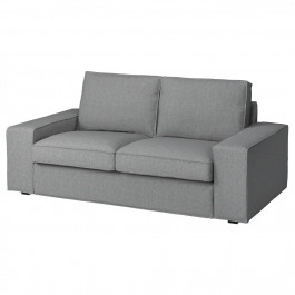 IKEA KIVIK Чохол на 2-місний диван Tibbleby бежевий/сірий (105.269.07)