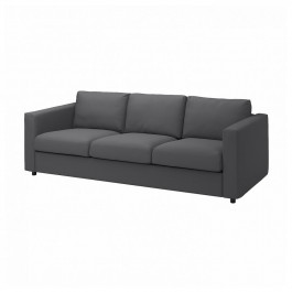 IKEA VIMLE Чохол на 3-місний диван Hallarp сірий (593.993.47)