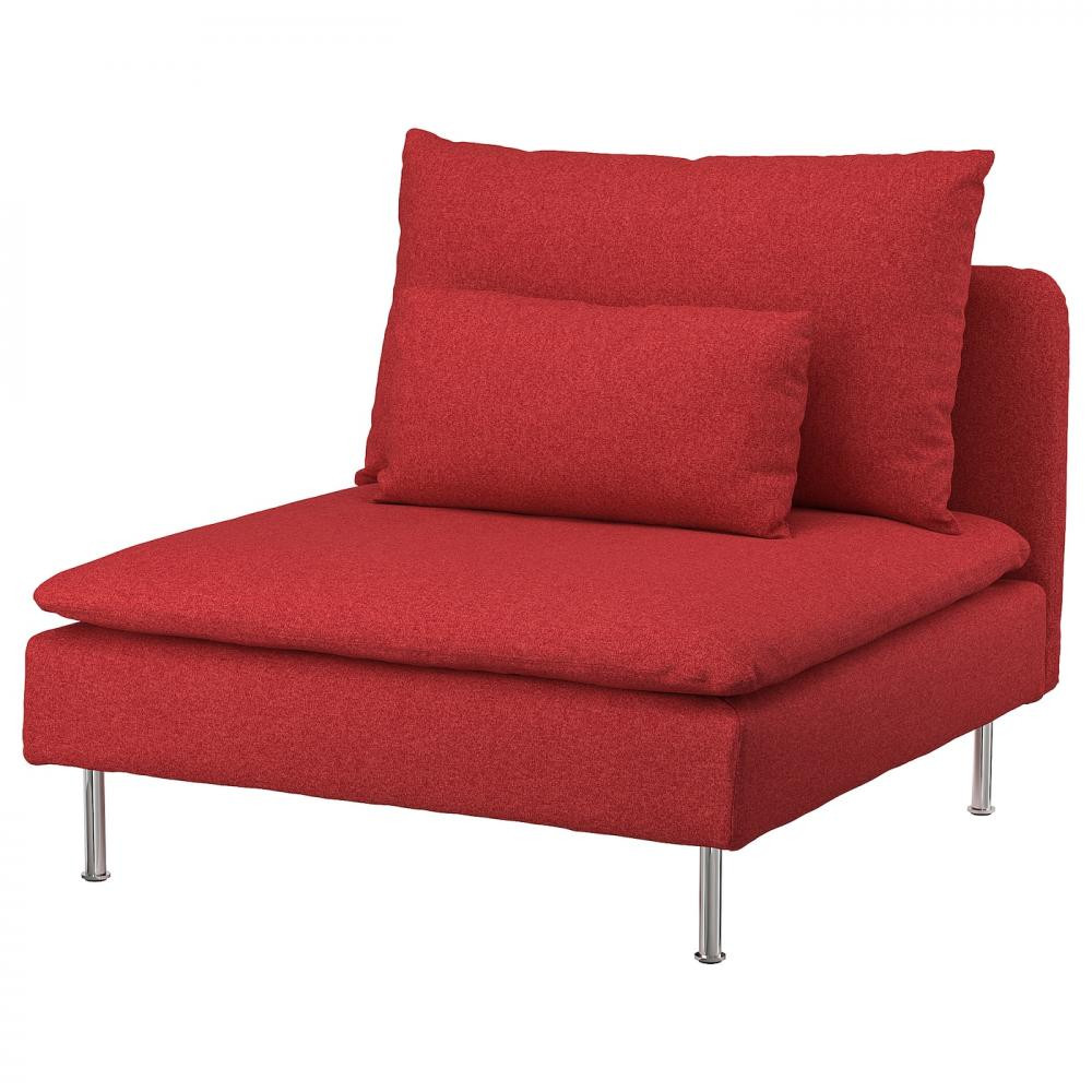 IKEA SODERHAMN Чохол на 1-місну секцію Тонеруд червоний (205.673.27) - зображення 1