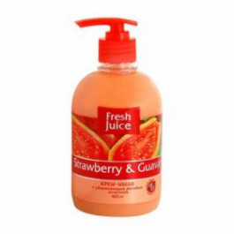 Fresh Juice Крем-мыло жидкое  Strawberry&Guava, 460 мл (e.21070)