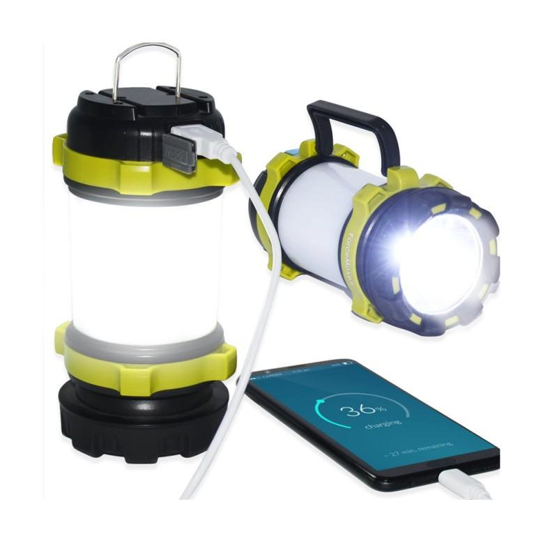 ForceMaxe Camping Lantern Rechargeable Flashlight	FML001-US-V1 - зображення 1