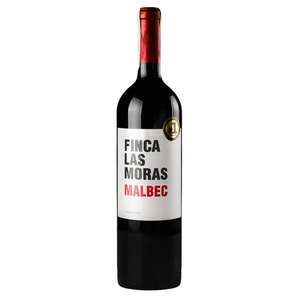 Finca Las Moras Вино  Malbec червоне сухе 0.75л (7791540127168) - зображення 1