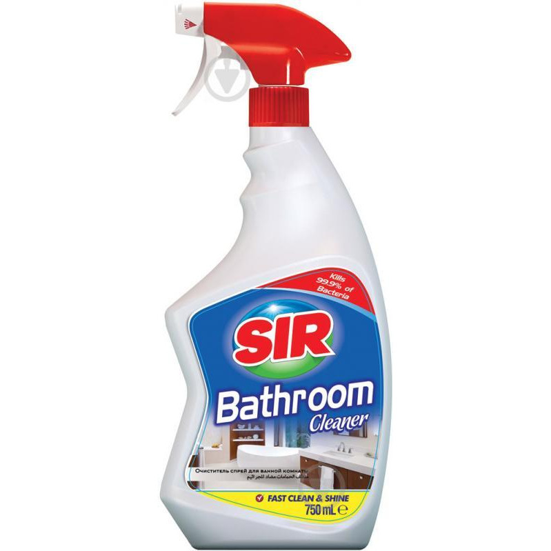 Sir Спрей Очиститель для ванной комнаты 750 мл (8693023013601) - зображення 1