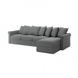 IKEA GRONLID Чохол на 4-місний диван з шезлонгом/Ljungen середньо сірий (794.091.14)