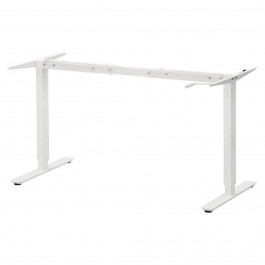 IKEA TROTTEN Основа стільниці для сидіння/стояння, біла, 120/160 см (405.073.42)