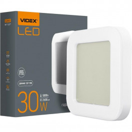 VIDEX Cветильник LED 30W IP65 ЖКХ квадратный  5000K белый VL-BHFS-305