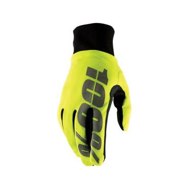 Ride 100% Мотоперчатки Ride 100% Hydromatic Waterproof Fluo Yellow L (10) - зображення 1