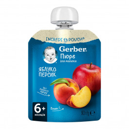   Gerber Пюре Яблоко и персик 90 г