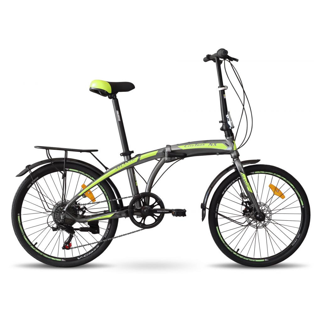 Atlantic CityTron NX24 / рама 38см grey/lime - зображення 1