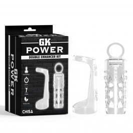 Chisa Novelties Double Enhancer Kit-Clear-GK Power (46563 /CN-101646563)