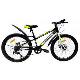   Crossbike Legion 24" 2024 / рама 11" чорний/неоновий жовтий (24CJS-005228)