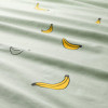 IKEA VANKRETS ВЕНКРЕТС, 005.047.17 - Підковдра та наволочка, візерунок у блідо-зелених бананах, 150х200,  - зображення 5