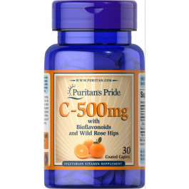Puritan's Pride Vitamin C 500 mg with Citrus Bioflavonoids and Rose