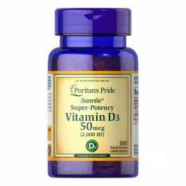 Puritan's Pride Vitamin D3 50 mcg 2000 - 200 caps