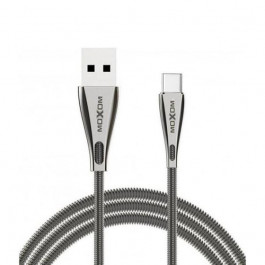 MOXOM USB-A - USB Type C 1m Silver (CC-31)