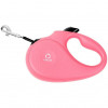 Collar Поводок-рулетка S для собак до 15 кг, 5 м Розовый (81247) - зображення 3