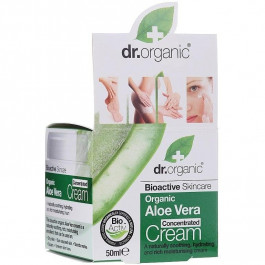 Dr.Organic Концентрований крем із алое віра  Bioactive Skincare Aloe Vera Concentrated Cream, 50 мл