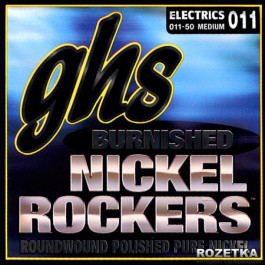 GHS Strings Burnished Nickel Rockers Medium 11-50 (BNR-M)