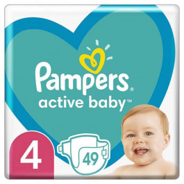 Pampers Active Baby Maxi 4 49 шт.