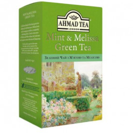 Ahmad Tea Чай  зелений листовий з м'ятою та мелісою 75 г (54881012294)