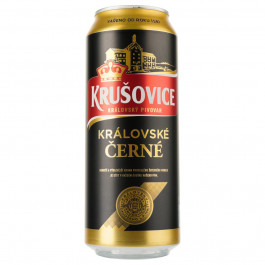 Krusovice Пиво  Cerne темне, 3,8%, ж/б, 0,5 л (743431) (4820046962140)