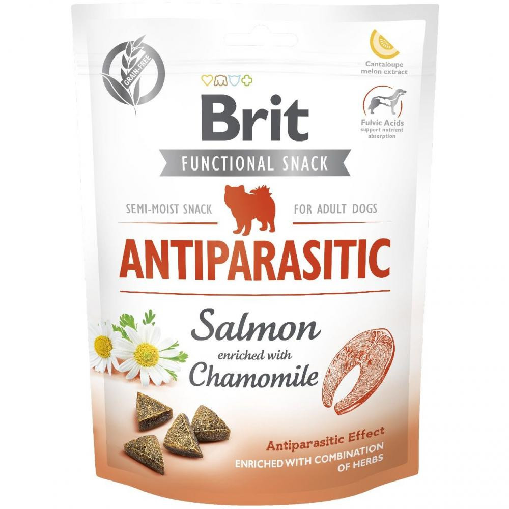 Brit Functional Snack Antiparasitic лосось 150 г (8595602540013) - зображення 1
