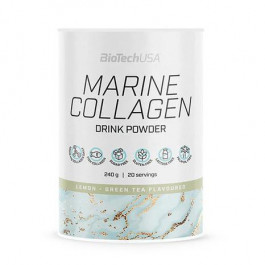 BiotechUSA Marine Collagen 240 г lemon - green tea