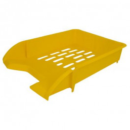 Arnika Лоток для паперів  горизонтальний, пластиковий, жовтий (80107)