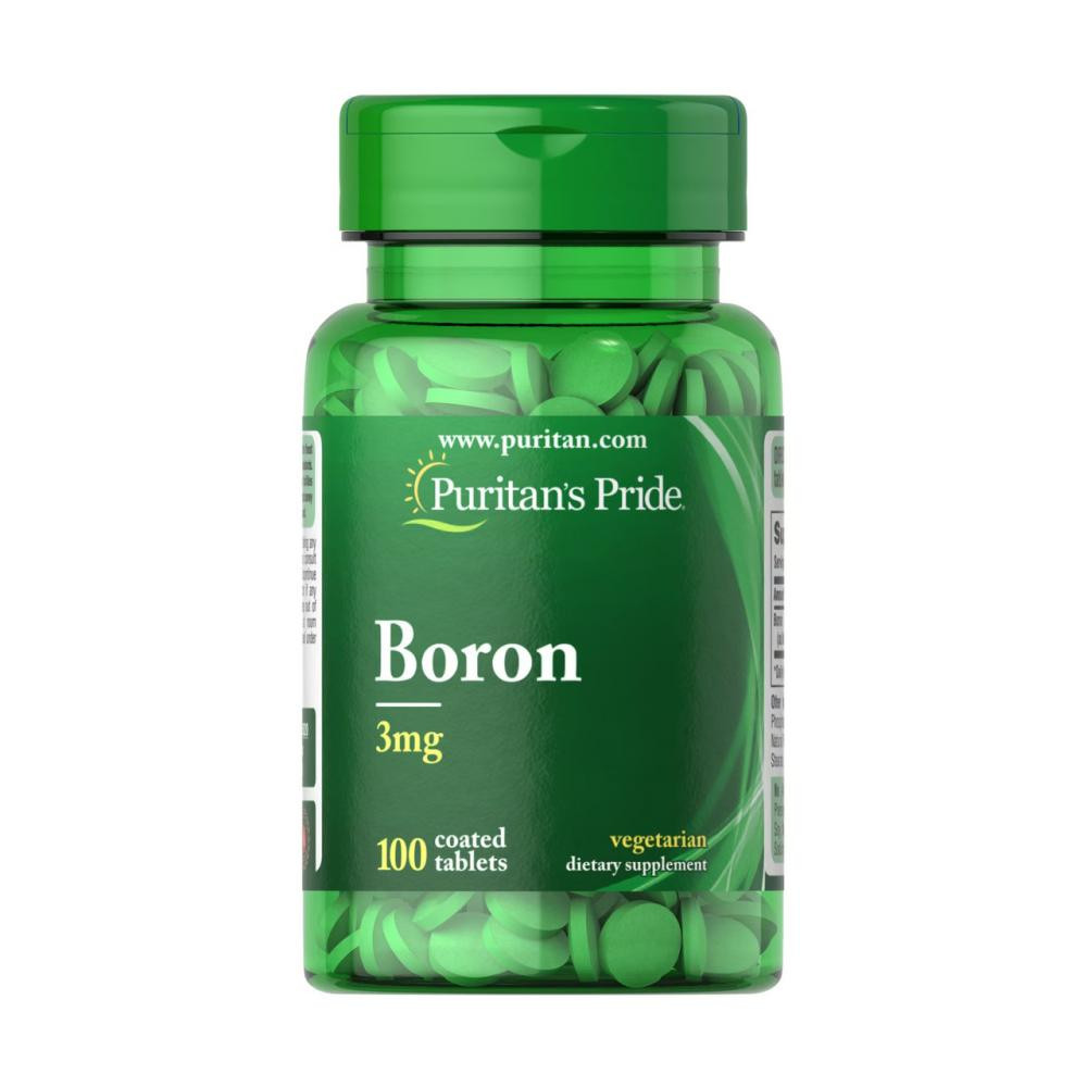 Puritan's Pride Boron 3 mg 100 таб - зображення 1