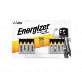 Energizer AAA bat Alkaline 8шт Alkaline Power (E300127805)