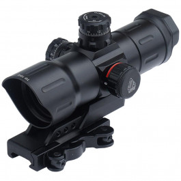 UTG 6" ITA Red/Green CQB T-dot Sight Offset QD Mount - Black (SCP-TDTDQ)