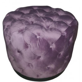 Меблі Карпат Тамбуро з гудзиками фіолетовий