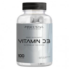   Powerful Progress Vitamin D3, 100 капс.