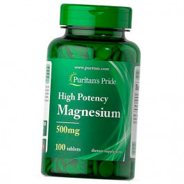Puritan's Pride s Pride Magnesium 500 mg, 100 таб.
