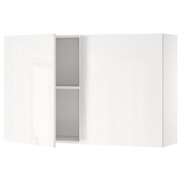 IKEA KNOXHULT Навісна шафа з дверцятами, білий блиск, 120х75 см (103.268.09)