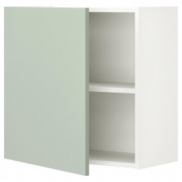 IKEA ENHET Навісна шафа з 1 полицею/дверцями, білий/блідо-сіро-зелений, 60x32x60 см (794.968.04)