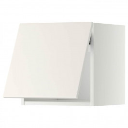 IKEA METOD Горизонтальна навісна шафа з кнопковим відкриванням, білий/Veddinge білий, 40x40 см (293.944.1