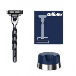 Gillette Станок для гоління  Mach3 1 картридж (без упаковки) + оригінальна підставка